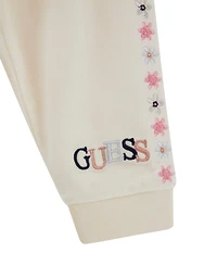 Guess Baby Girls 2-Piece Velour Top and Active Pant Set