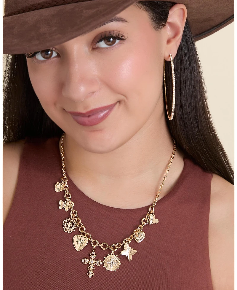 Crystal Hoop Earrings