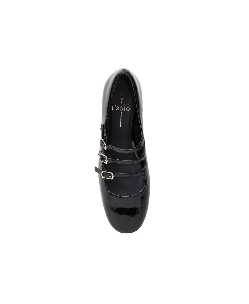 Linea Paolo Mariana | Tripple Strap Mary Jane Pumps
