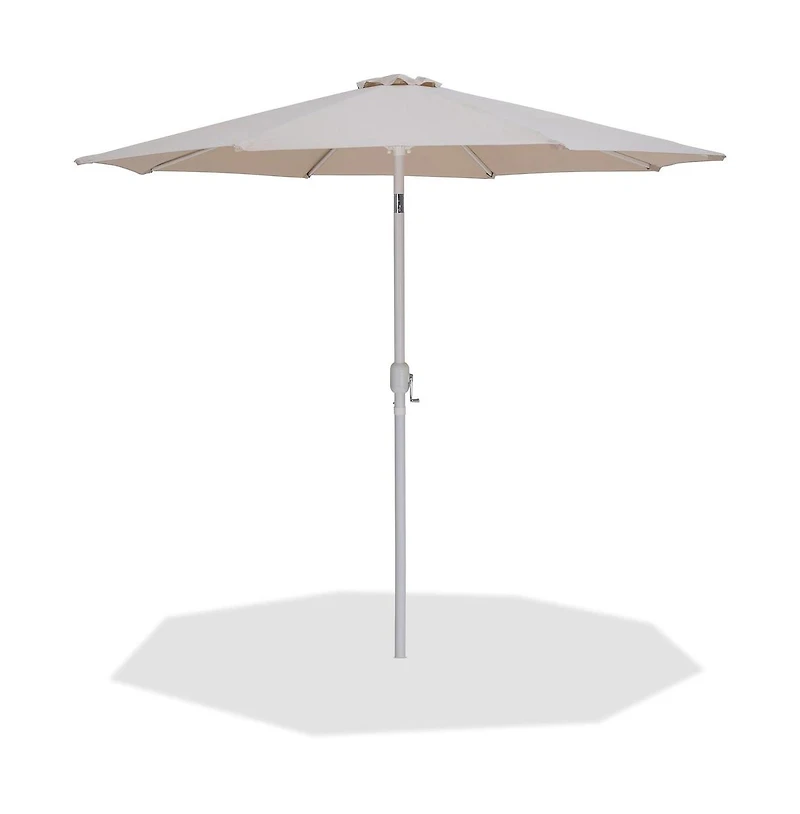 Meridian Furniture Fiji Beige Fabric Patio Umbrellas