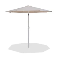 Meridian Furniture Fiji Beige Fabric Patio Umbrellas