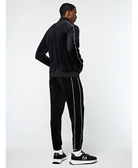 Sergio Tacchini Men's Lioni Velour Track Jacket