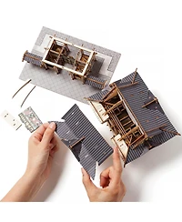 Flash Popup 3D Diy Puzzle: Nikko Toshogu Shrine: Yomeimon Gate Color