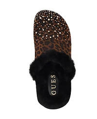 Guess Women's Gascona Embellished Cozy Slip-On Logo Clogs
