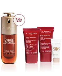 Clarins 4-Pc. Double Serum & Super Restorative Skincare Set