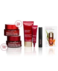 Clarins 6-Pc. Super Restorative Luxury Skin Care Set