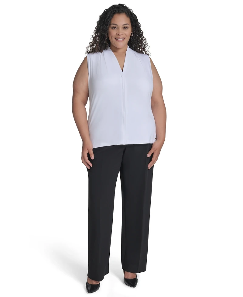 Calvin Klein Plus V-Neck Top