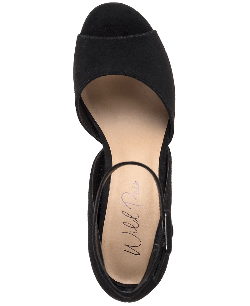 Wild Pair Women's Reemaa Peep Round Toe Pumps, Macy's Exclusive