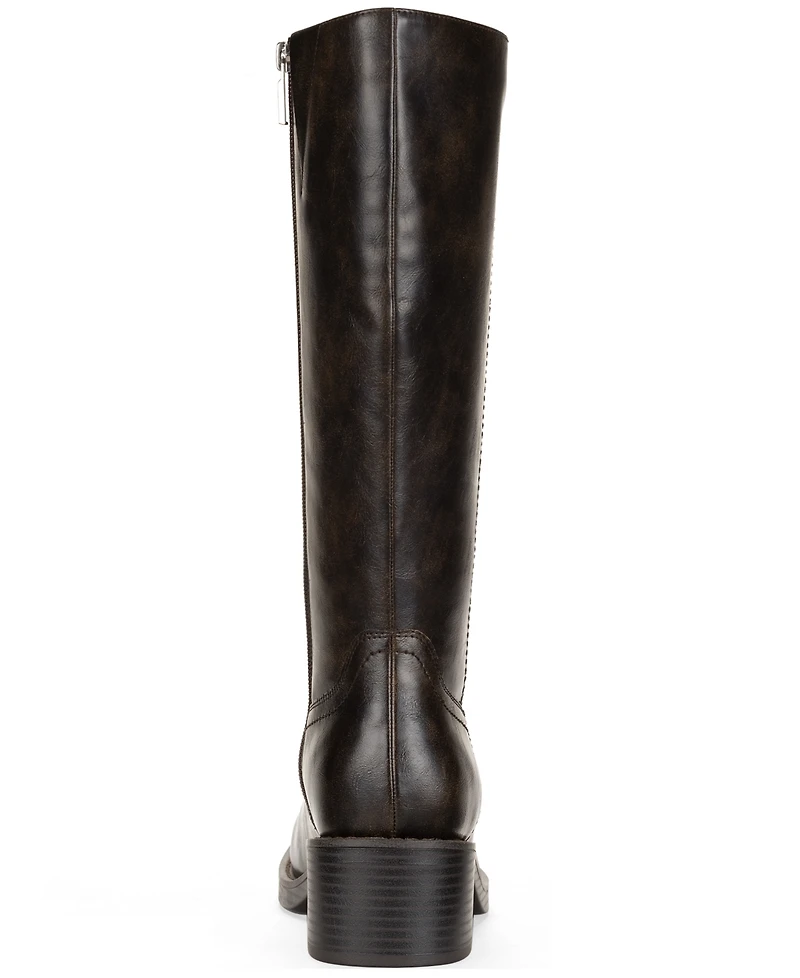 Wild Pair Women's Warblerr Square Toe Tall Boots, Macy's Exclusive