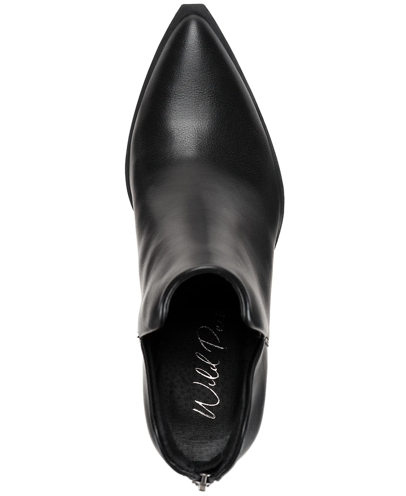Wild Pair Women's Leilanii V Pointed Toe Booties, Macy's Exclusive