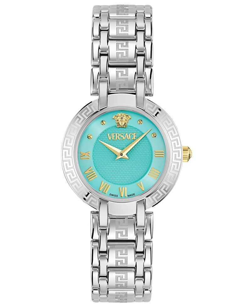Versace Women's Swiss Antlia Stainless Steel Bracelet Watch 34mm
