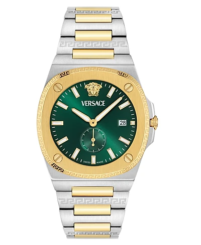 Versace Men's Swiss Tolomeo Two-Tone Bracelet Watch 40mm
