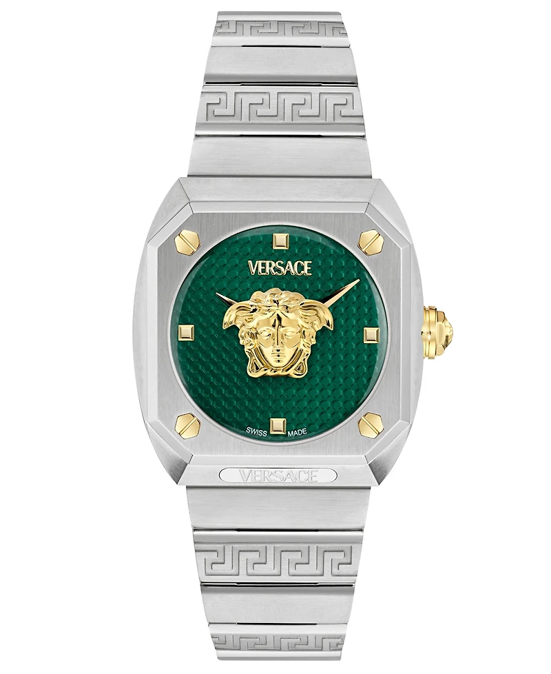 Versace Women's Swiss Medusa Antares Stainless Steel Bracelet Watch 35mm