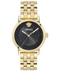 Versace Men's Swiss Albireo Gold Ion Plated Bracelet Watch 40mm