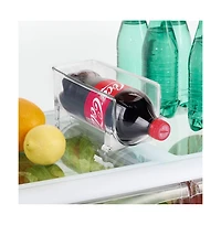 iDesign Stackable Holder for Water or Wine Bottles, Set of 4, Clear, Made in Usa