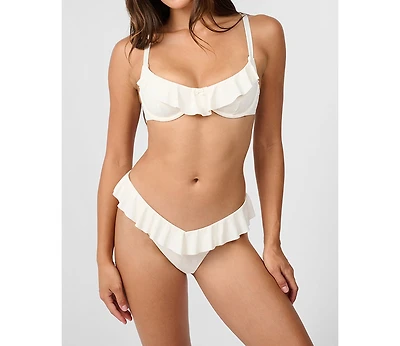 WeWoreWhat Women's Ruffle Top