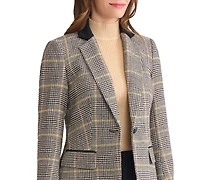 Jones New York Women's One-Button Notch Collar Jacket