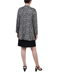 Ny Collection Petite Two Piece Dress Set