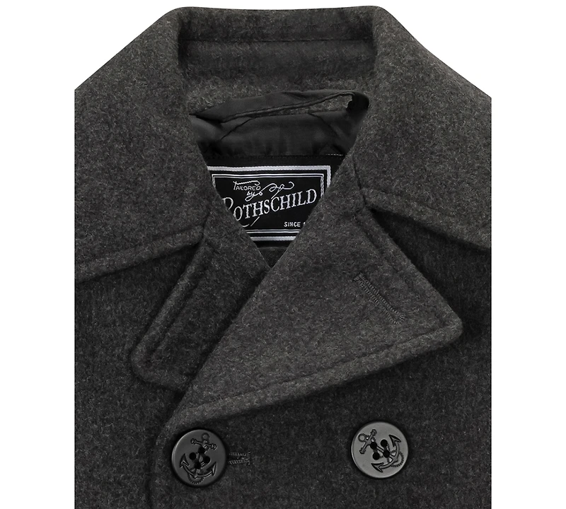 S Rothschild & Co Baby Kids Double-Breasted Peacoat