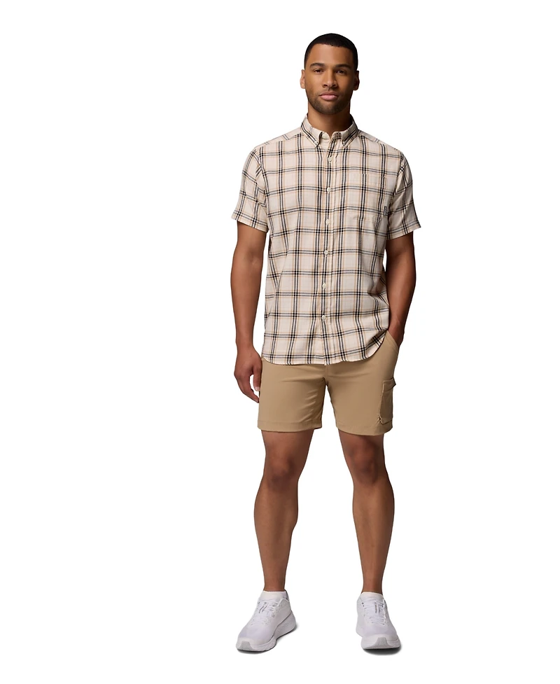 Columbia Men's Rapid Rivers Short Sleeve Plaid Shirt
