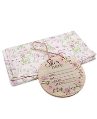 Baby Essentials Girls 4-Piece Floral Layette Set