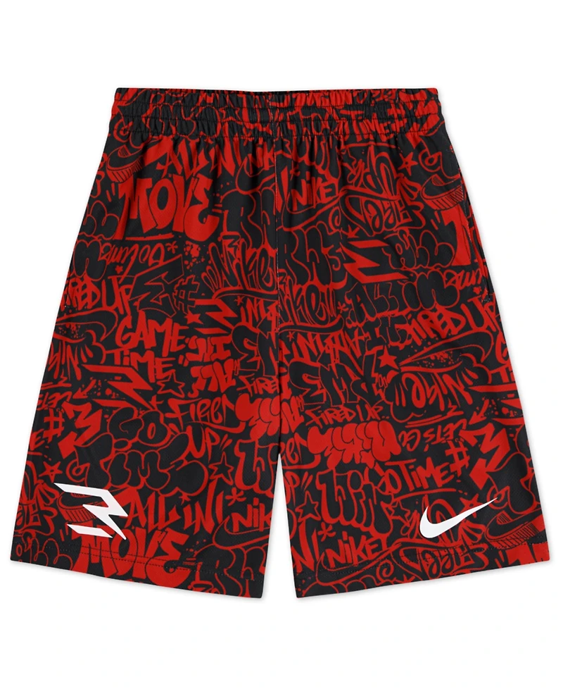 Nike 3BRAND by Russell Wilson Big Boys Graffiti Shorts