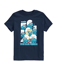 Smurfs Big Boys Group Portrait Graphic T-Shirt