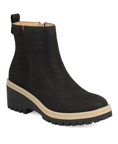 Mia Women's Phinly Block Heel Ankle Booties