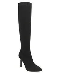Mia Women's Arisa Stiletto Heel Pointed Toe Tall Boots