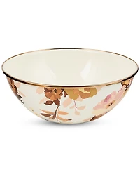 MacKenzie-Childs Wild Rose White Medium Everyday Bowl, 80-oz.