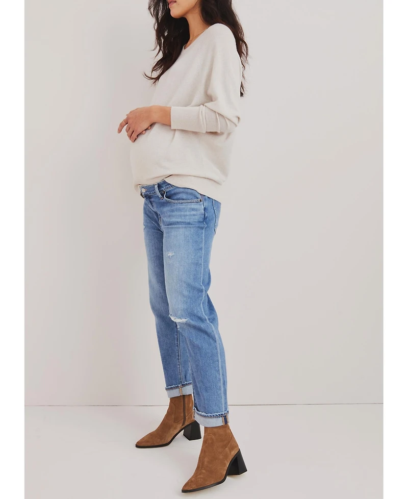 Hatch Collection the Under Bump Boyfriend Maternity Jean