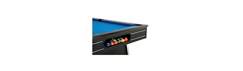 Slickblue Classic Pool Table with Cue Sticks and Ball Set for Family Game Nights