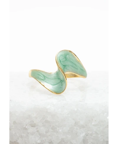 Starfish Project Ribbon of Light Ring in Mint