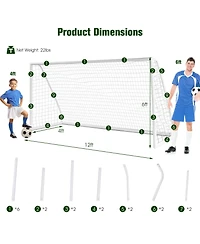 Akiudex Backyard Soccer Goal for Kids and Youth