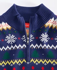 Holiday Lane Boys Fair Isle Sweater, Macy's Exclusive