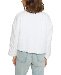 Central Park West Women's Quilted Tencel Jacket
