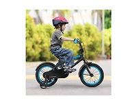 Akiudex Adjustable Kids Bike with Dual Brakes and Training Wheels