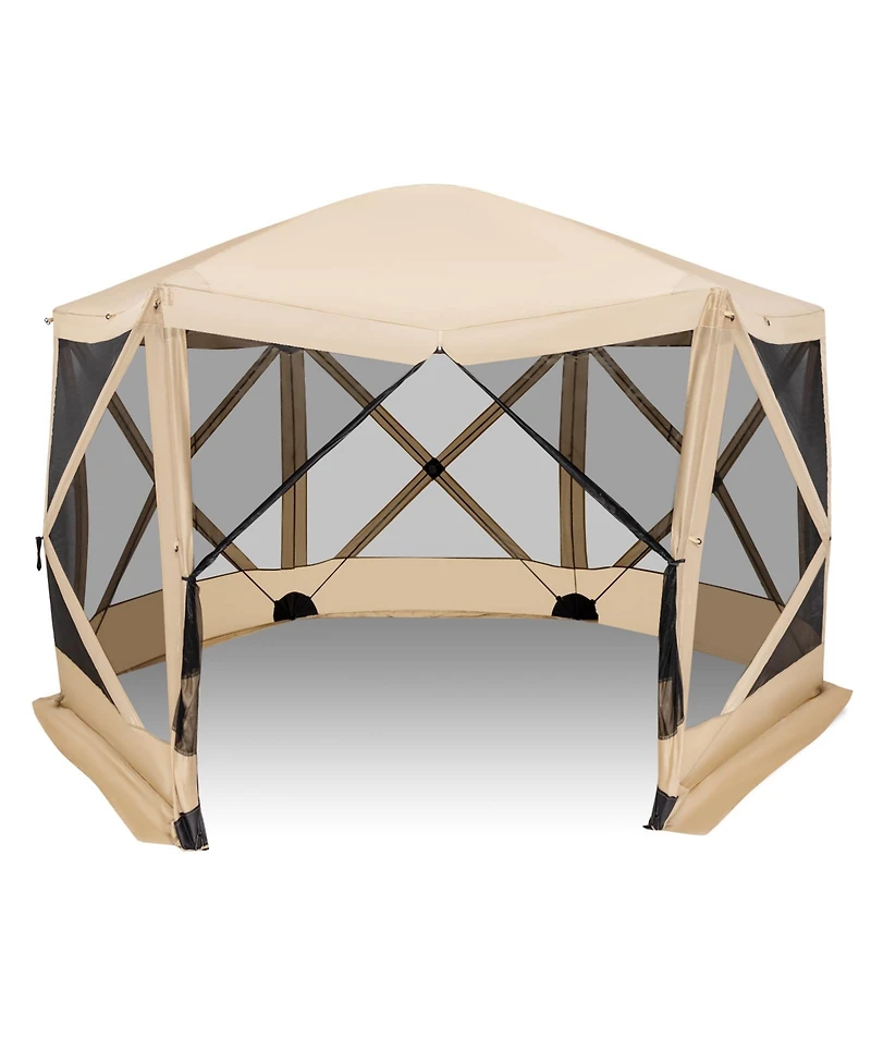 Akiudex 11.5 x 11.5 ft pop-up screen house tent with portable carrying bag