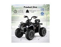 Akiudex Kids Electric Ride-On Atv with Led Lights and Music
