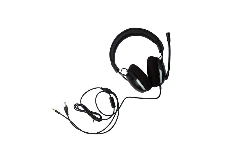 RadioShack Wired 3.5MM and Usb A Gaming Headphones With Lights 3304406