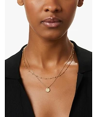 Ana Luisa Coin Necklace Set - Willow Silver