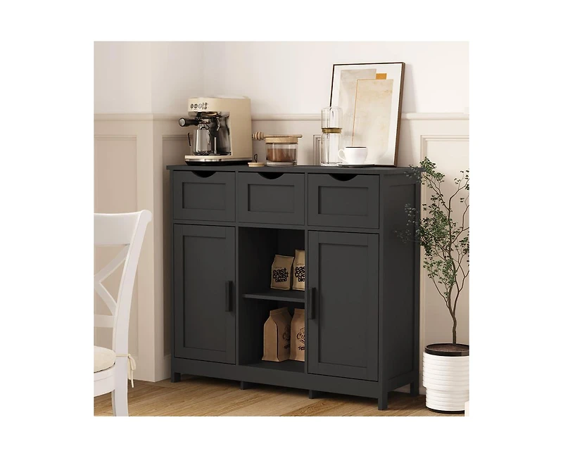Casainc Accent Storage Cabinets with Drawers and Shelves