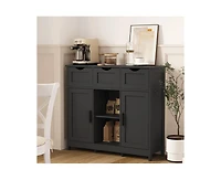 Casainc Accent Storage Cabinets with Drawers and Shelves