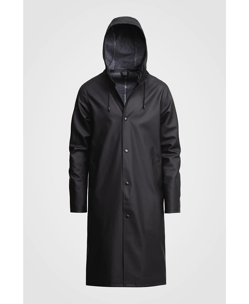 Stutterheim Women's Stockholm Hooded Long Raincoat