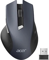 Acer Wireless Mouse for Laptop, 2.4GHz Computer Mouse with 3 Adjustable Dpi, 6 Buttons, Usb Receiver (1600 Dpi, Compatible with Pc, Laptop, Desktop)