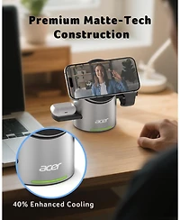 Acer 3-in-1 Charging Station for Apple Devices - Qi2 15W Wireless Charger for iPhone, Apple Watch, and AirPods