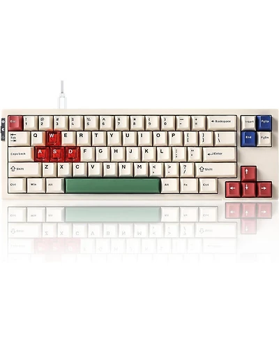 Yunzii RT68 Rapid Trigger Gaming Keyboard,Hall Effect Magnetic Switch,68 Keys,RGB Backlit RGB,Gasket Mount Hot Swap Struture,Adjustable Actuation Tkl
