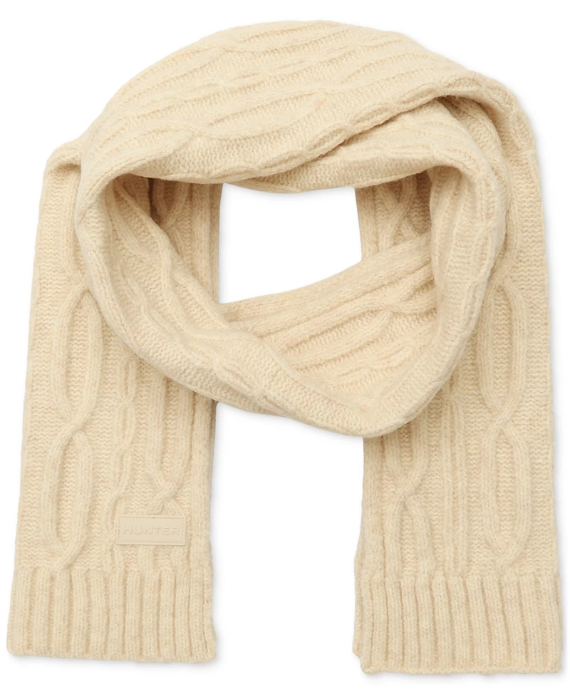 Hunter Cable-Knit Scarf