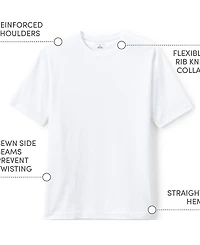 Lands' End Big & Tall Short Sleeve Essential T-shirt