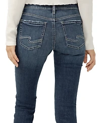 Silver Jeans Co. Women's Elyse Mid Rise Straight Fit